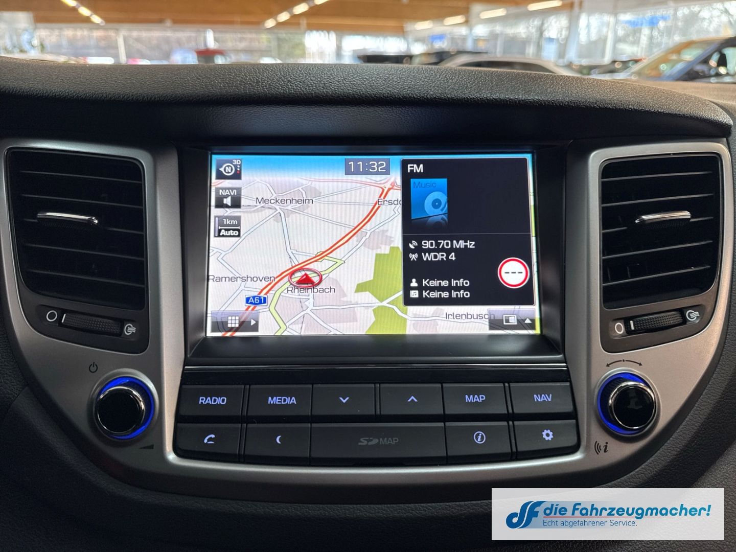 Fahrzeugabbildung Hyundai Tucson Advantage 4WD Navi Mehrzonenklima Fahrerp