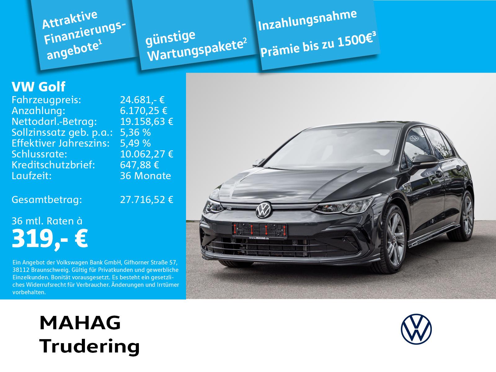 Volkswagen Golf VIII 1.5 eTSI R-Line LED Navi ParkPilot App