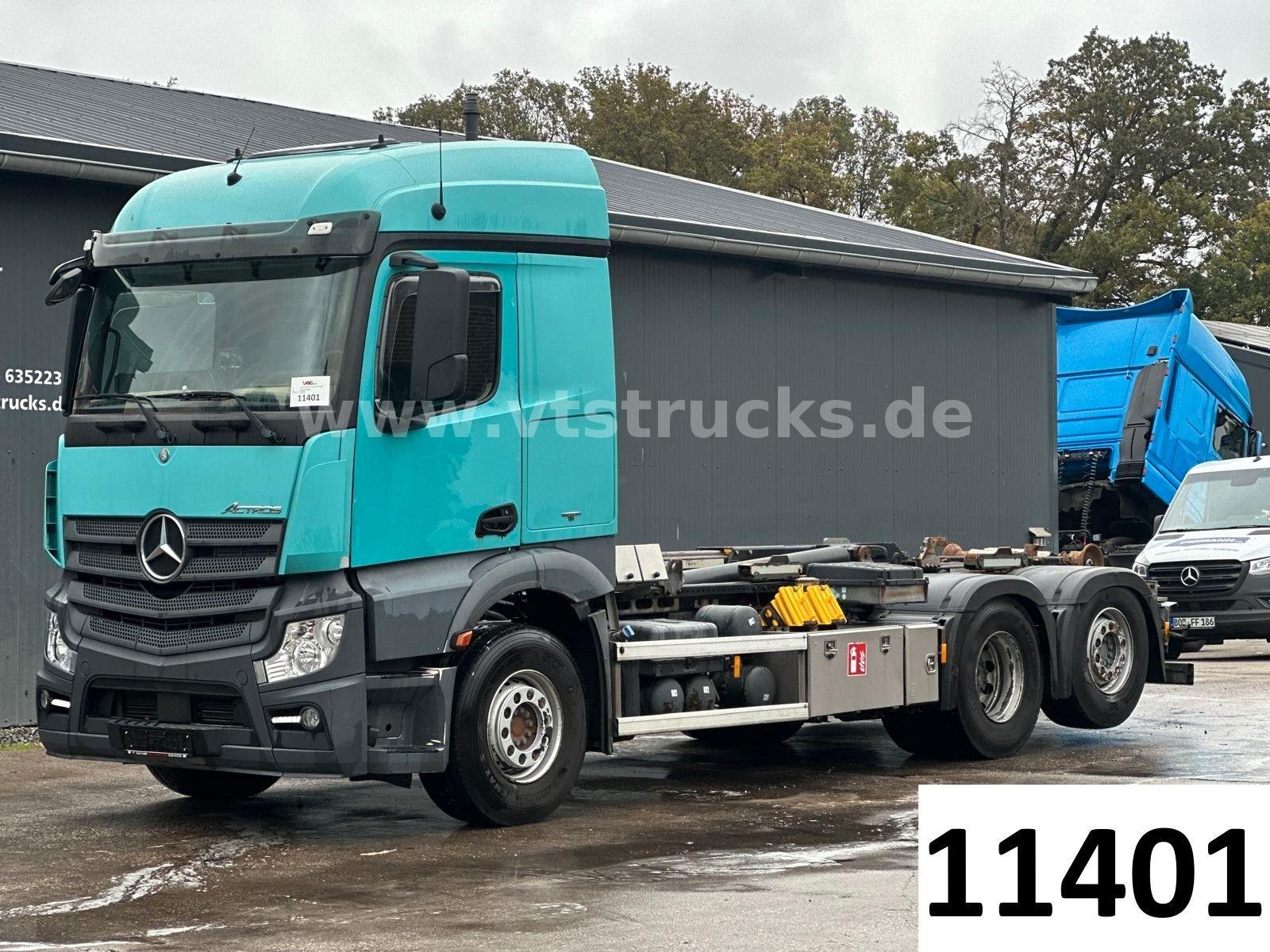 Mercedes-Benz Actros 2543 L 6x2 HYVA Abroller Lenk/Lift