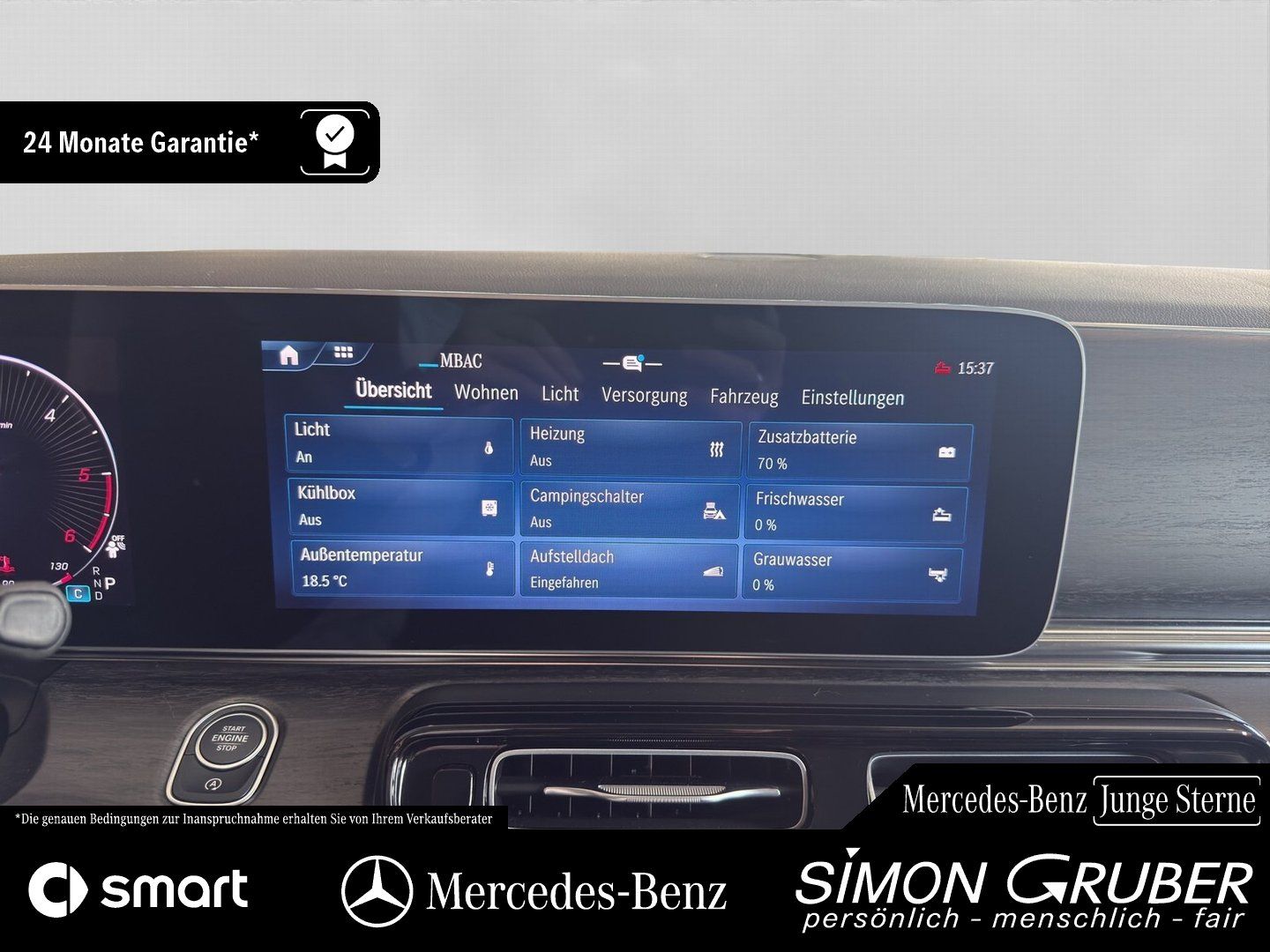Fahrzeugabbildung Mercedes-Benz V 300 d Marco Polo Küche EasyUp Sound 5 Sitzer