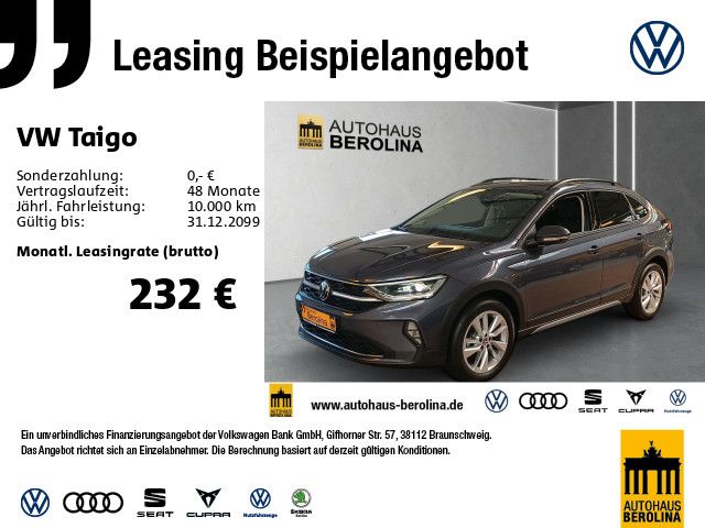 Volkswagen Taigo 1.0 TSI Life DSG *MATRIX*R-KAM*17"*SHZ*