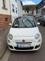 Fiat 500S Sportsitze Panoramadach Scheckheft - weiße Fiat 500S