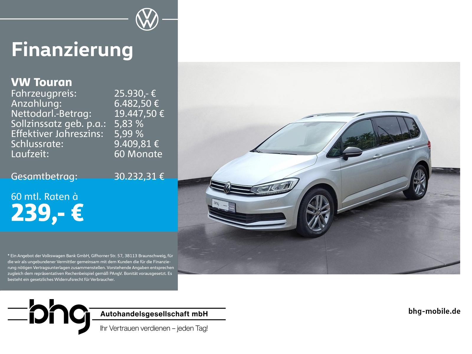 Volkswagen Touran 2.0 TDI SCR DSG Comfortline