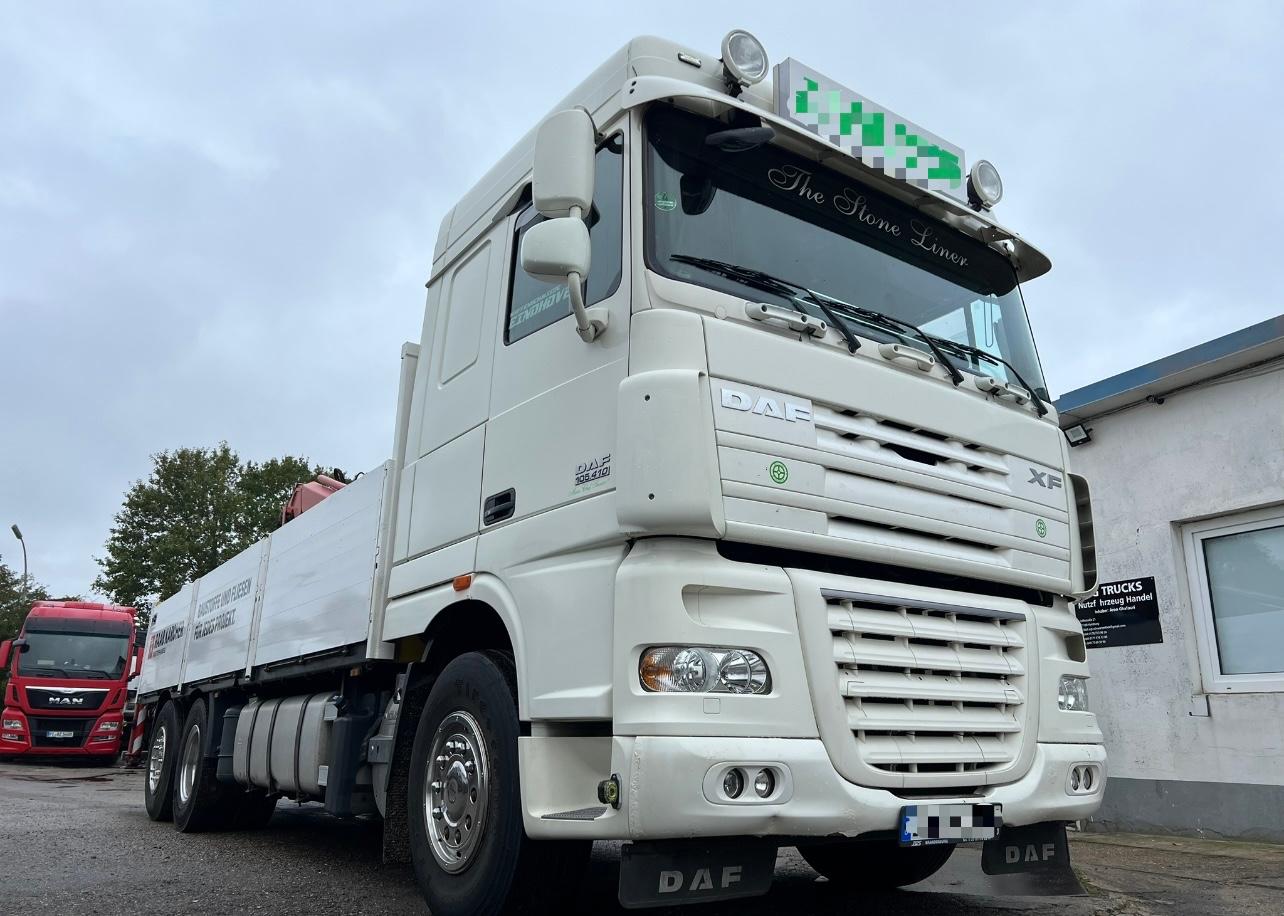 DAF XF 105.410 mit MKG Kran HLK 195 HP 6x2