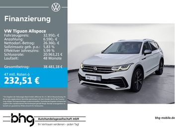 Volkswagen Leasingangebot: Volkswagen Tiguan Allspace 2.0 TSI OPF 4Motion DSG R-Line