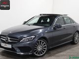 Mercedes-Benz C 250 AMG KEYLESS,AIRMATIC,HUD,COMAND,DISTRO,LED - Mercedes-Benz C 250: Vollleder, Panorama-Dach