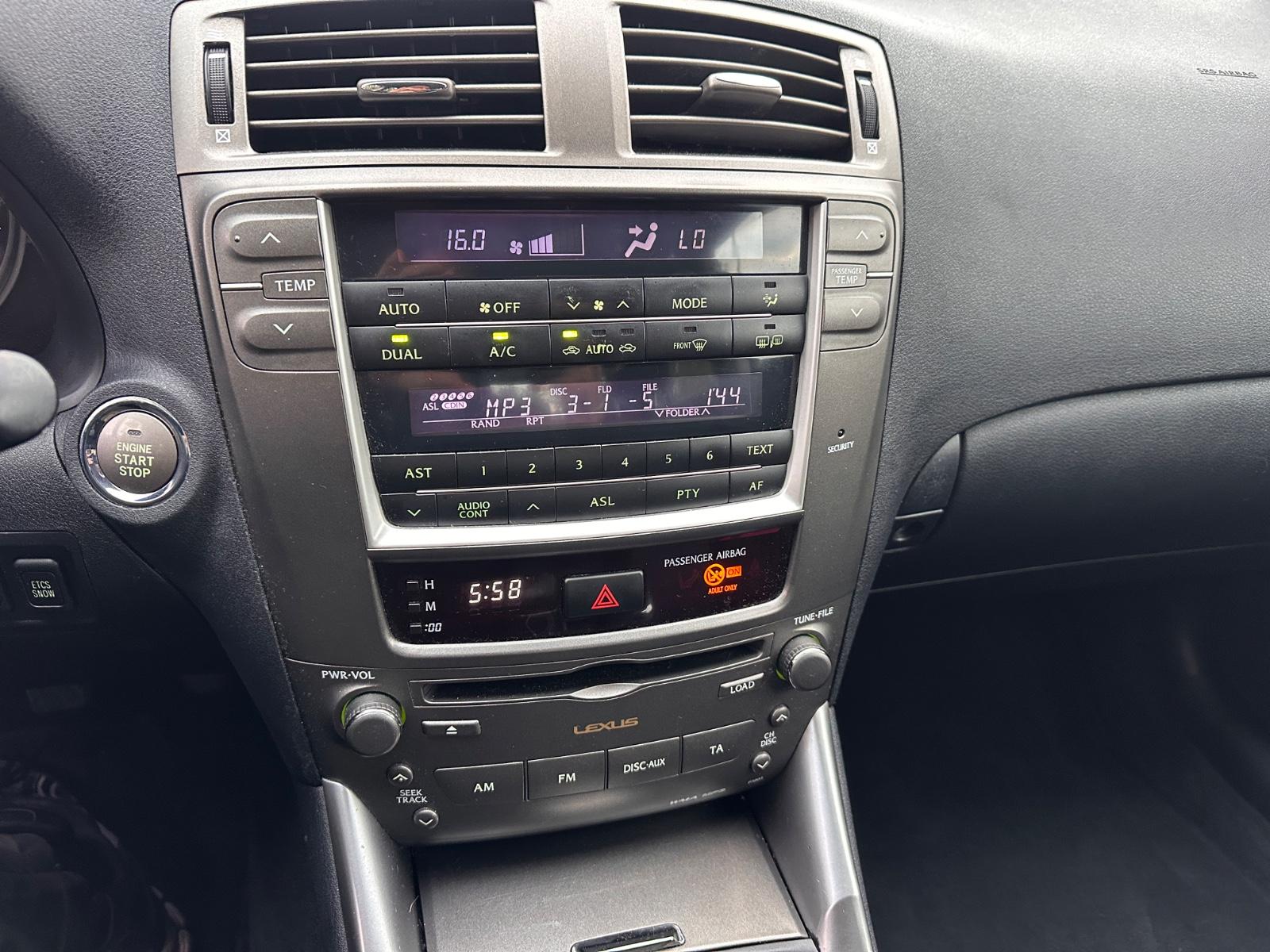 LEXUS IS 250 V6 208CH