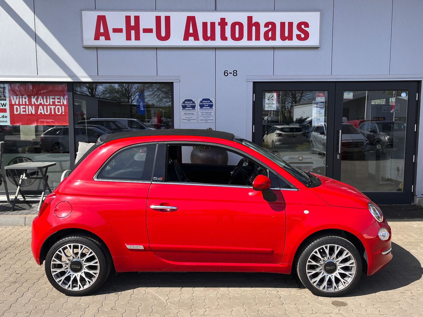 Fahrzeugabbildung Fiat 500C Cabrio  Lounge
