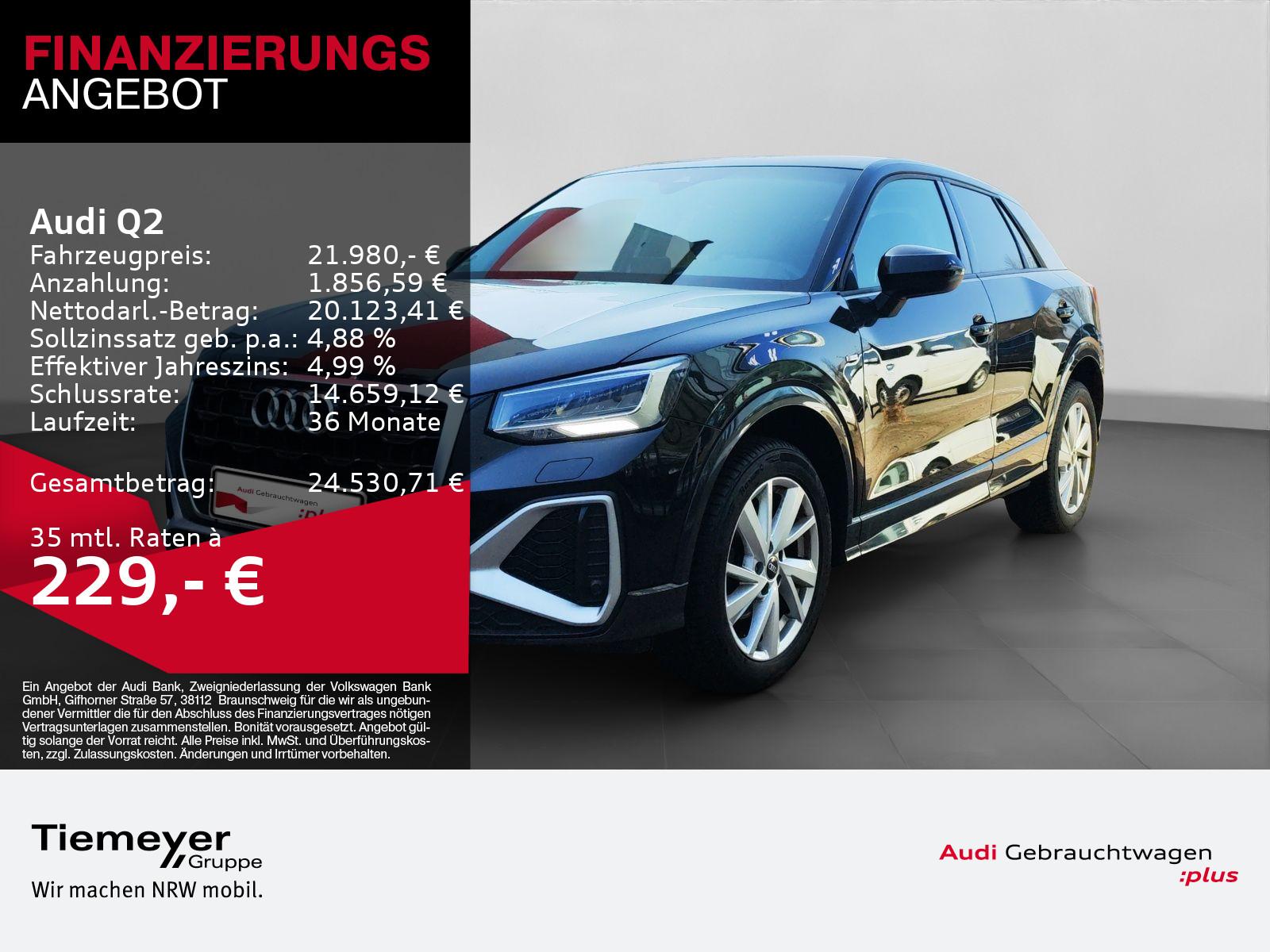 Audi Q2 35 TFSI S LINE LED LM17 SITZHZG