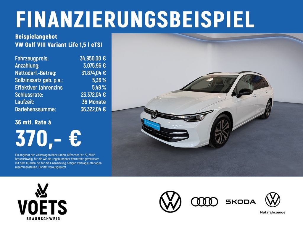 Golf VIII Variant Life 1,5 l eTSI KEYLESS+ACC