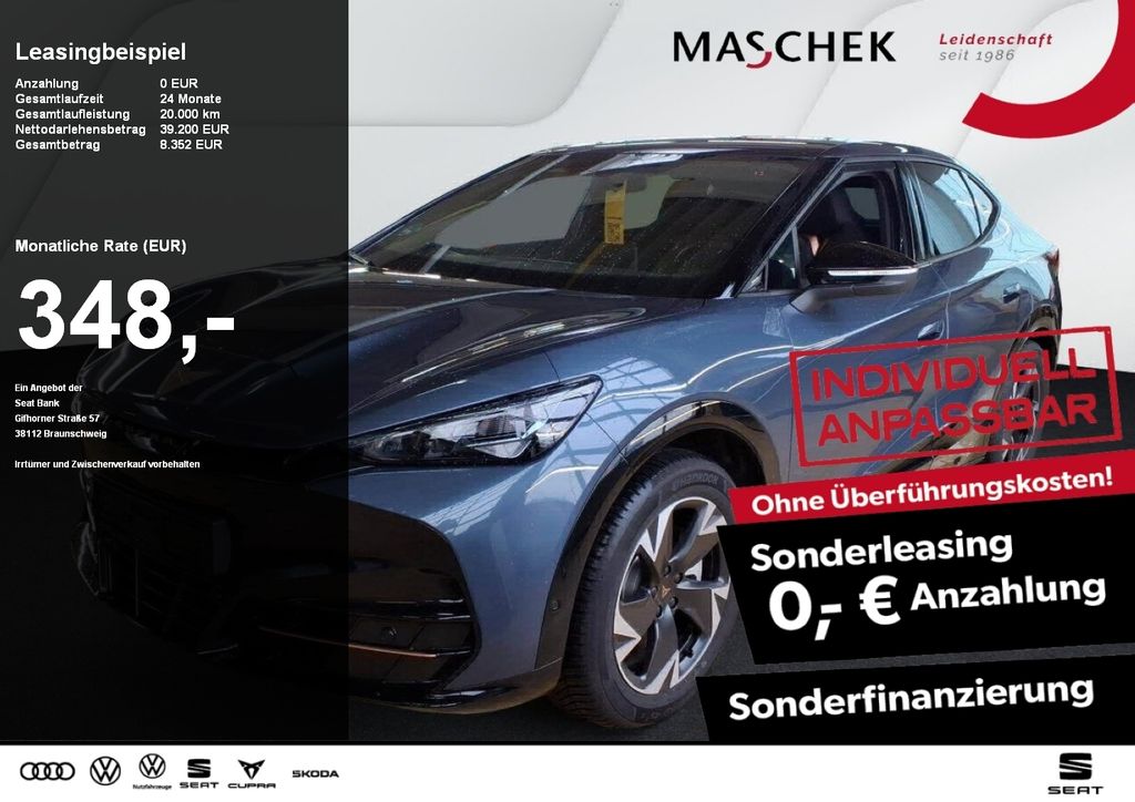 Cupra Tavascan Sonderleasing Wärmep. Sitzh. Navi ACC R