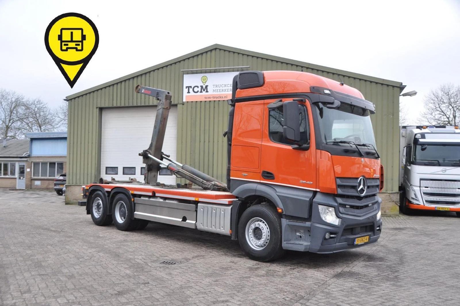 Mercedes-Benz Actros 2548 6X2 + HIAB MULTILIFT HAAKARM 21T