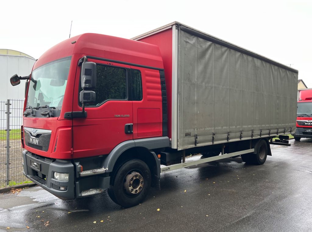 MAN TGM 15.250 Pritsche + Schiebeplane AHK Klima