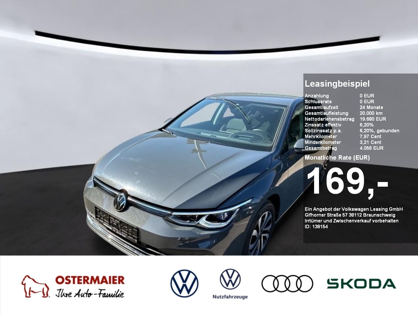 Volkswagen Golf VIII ACTIVE 1.5TSI 150PS ACC.5J-G.STHZG.KAM