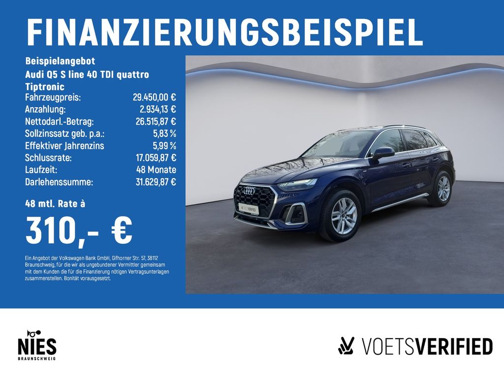 Audi Q5 S line 40 TDI quattro Tiptronic MATRIX-LED+R