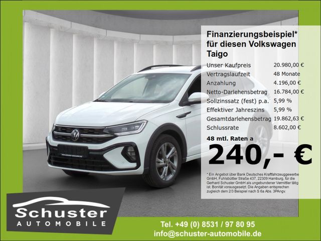 Volkswagen Taigo R-LINE 1.0TSI*IQ-LED Navi R-Kam VKZ-Erkenn