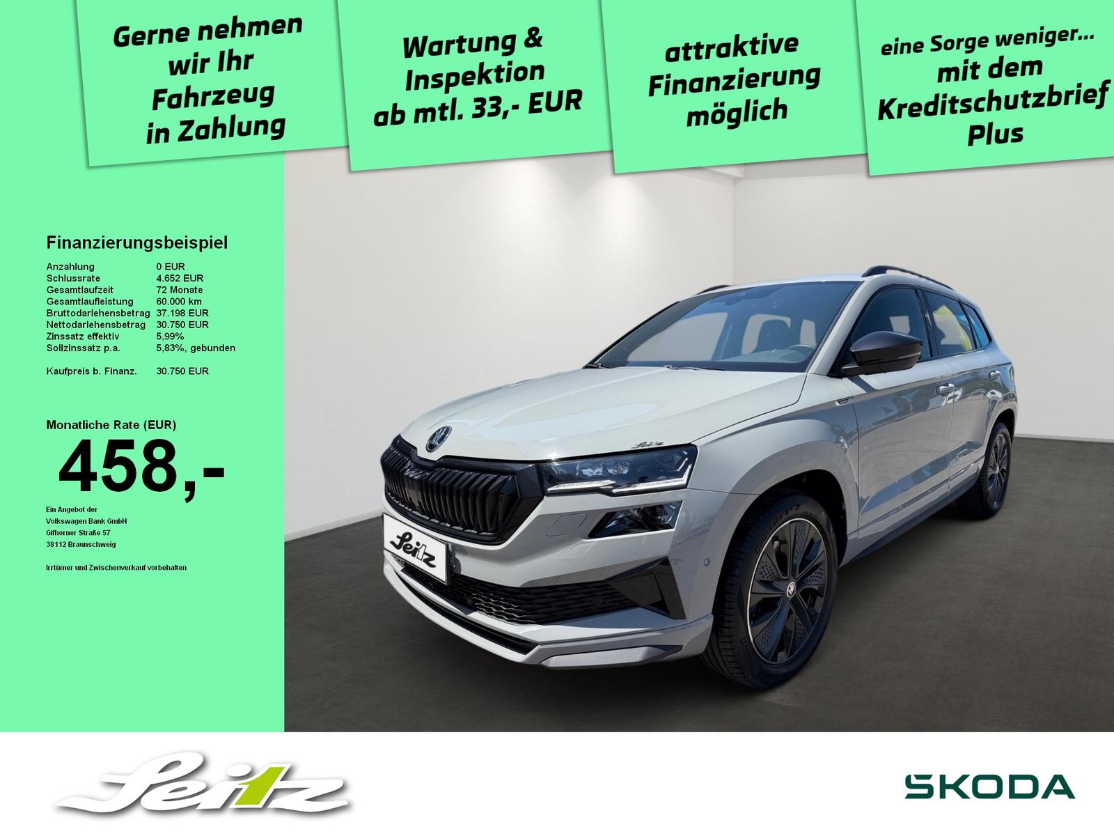 Skoda Karoq 2.0 TDI 4x4 Sportline *MATRIX*KAMERA*SITZH