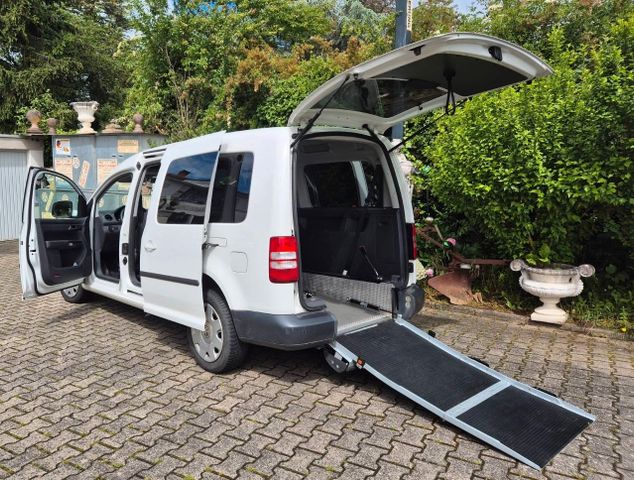 Volkswagen Caddy 1,6TDI Behindertengerecht mit Rampe