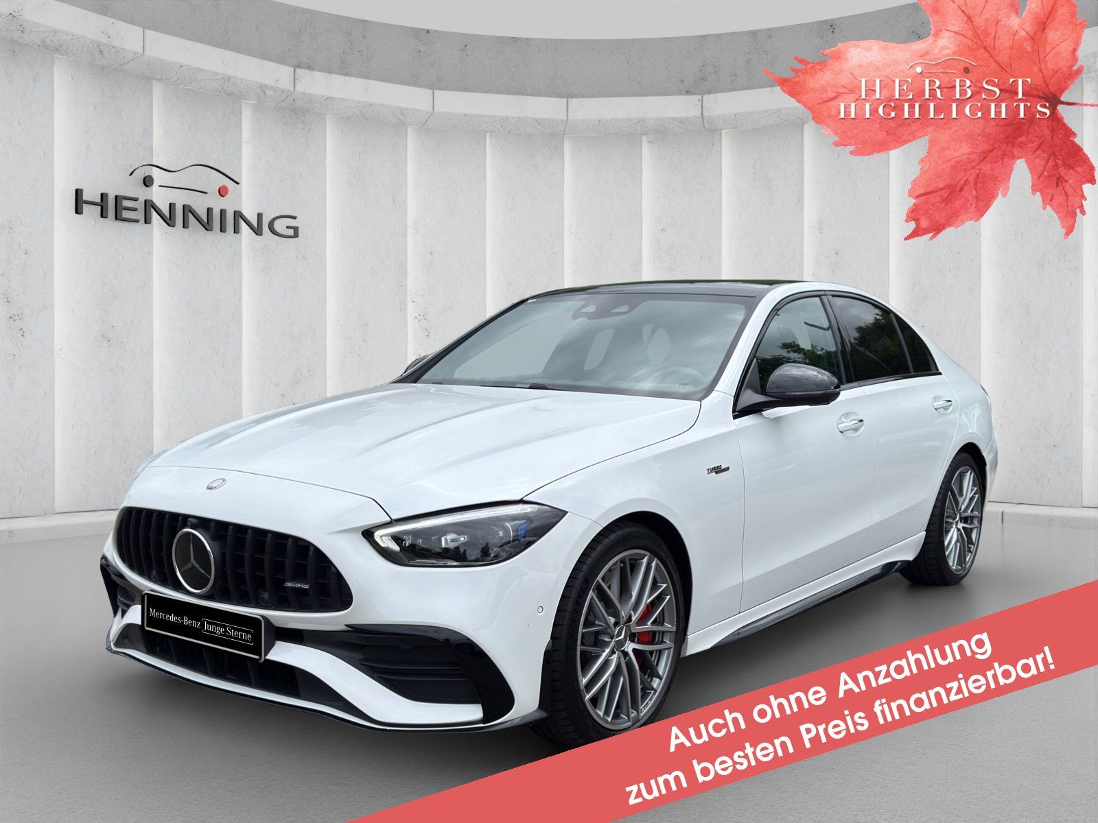 Mercedes-Benz C 43 4M AMG Premium+ Night Pano Burm HUD DIS STH