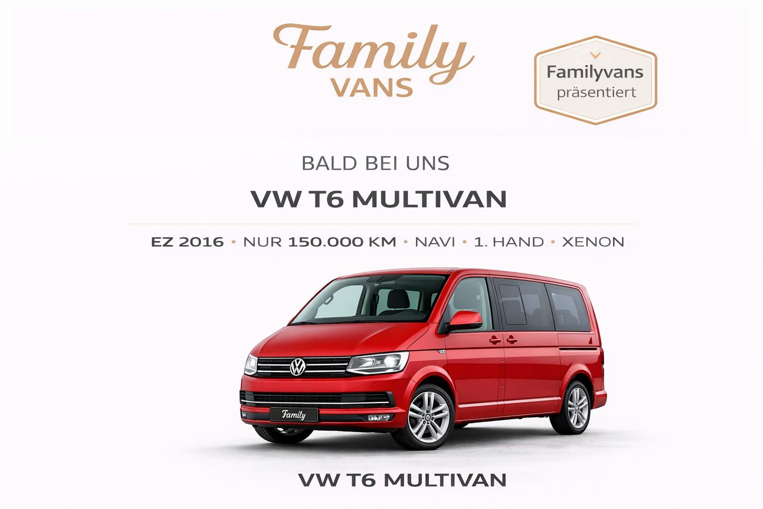 Volkswagen T6 Multivan*1.HAND*TEMPOMAT*SCHECKHEFTGEPFLEGT