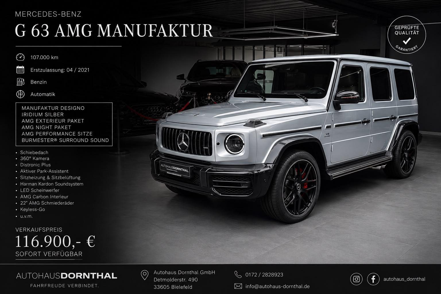 Mercedes-Benz G 63 AMG/MANUFAKTUR/BURMESTER/