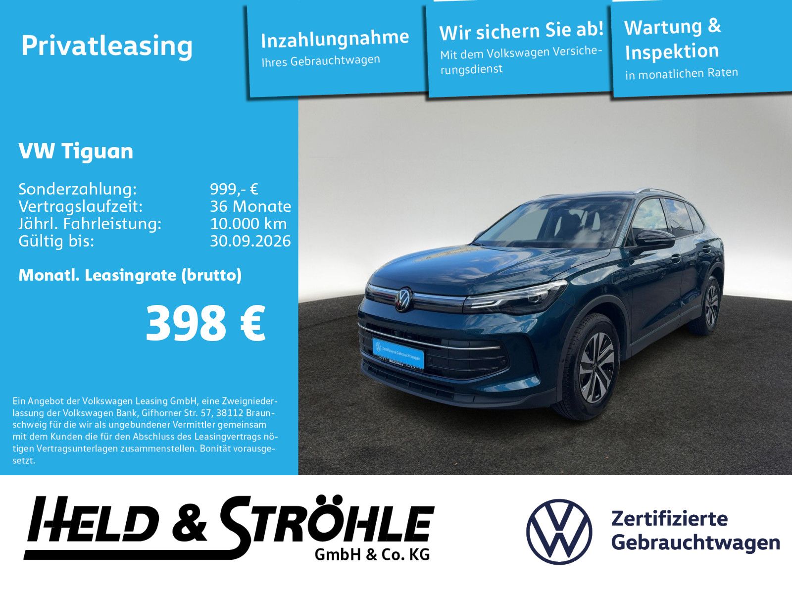 Volkswagen Tiguan ENERGY eHybrid AHK HuD 360°K EL-HECKKL foto 1