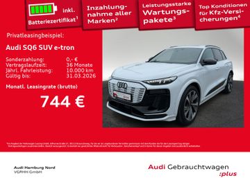 Audi Leasingangebot: Audi SQ6 SUV e-tron TechPro Akustik Panorama Navi ACC