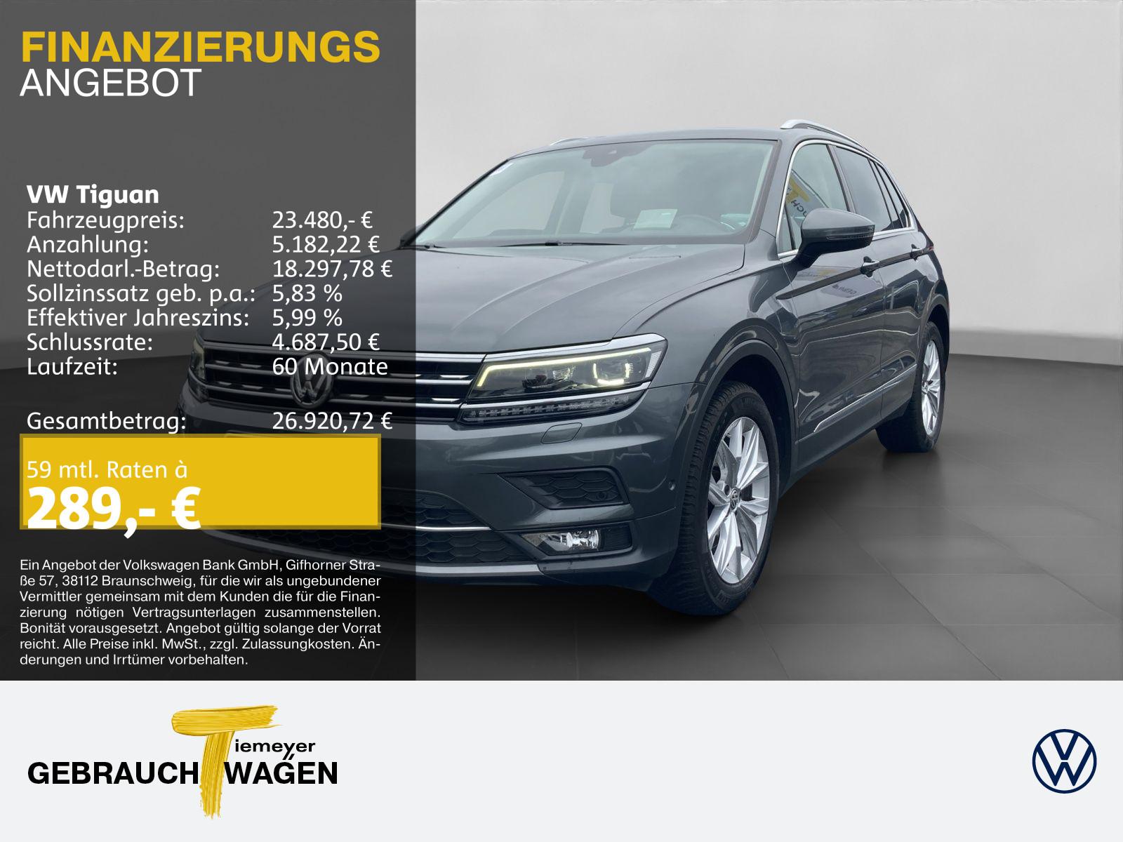 Volkswagen Tiguan 2.0 TDI DSG HIGHLINE ST.HEIZ PANO KAMERA