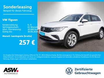 Volkswagen Leasingangebot: Volkswagen Tiguan Life 4M 2.0TDI DSG LED Navi PDC SHZ AHK