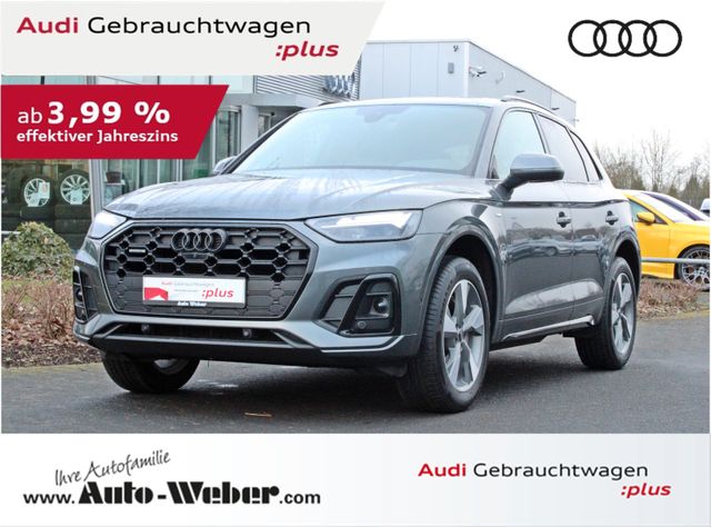 Audi Q5 40TDI qu S LINE BLACK AHK PANO ACC LEDER 360°