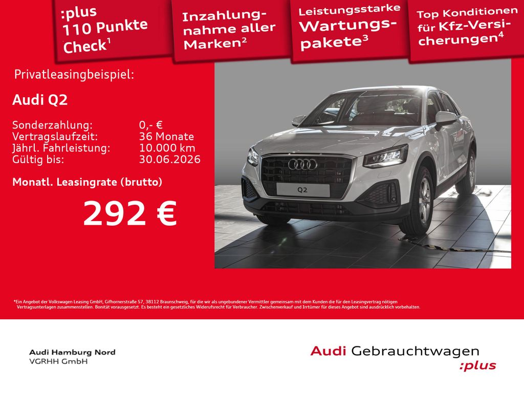 Q2 35 TFSI S tronic Sitzhzg CarPlay Tempomat
