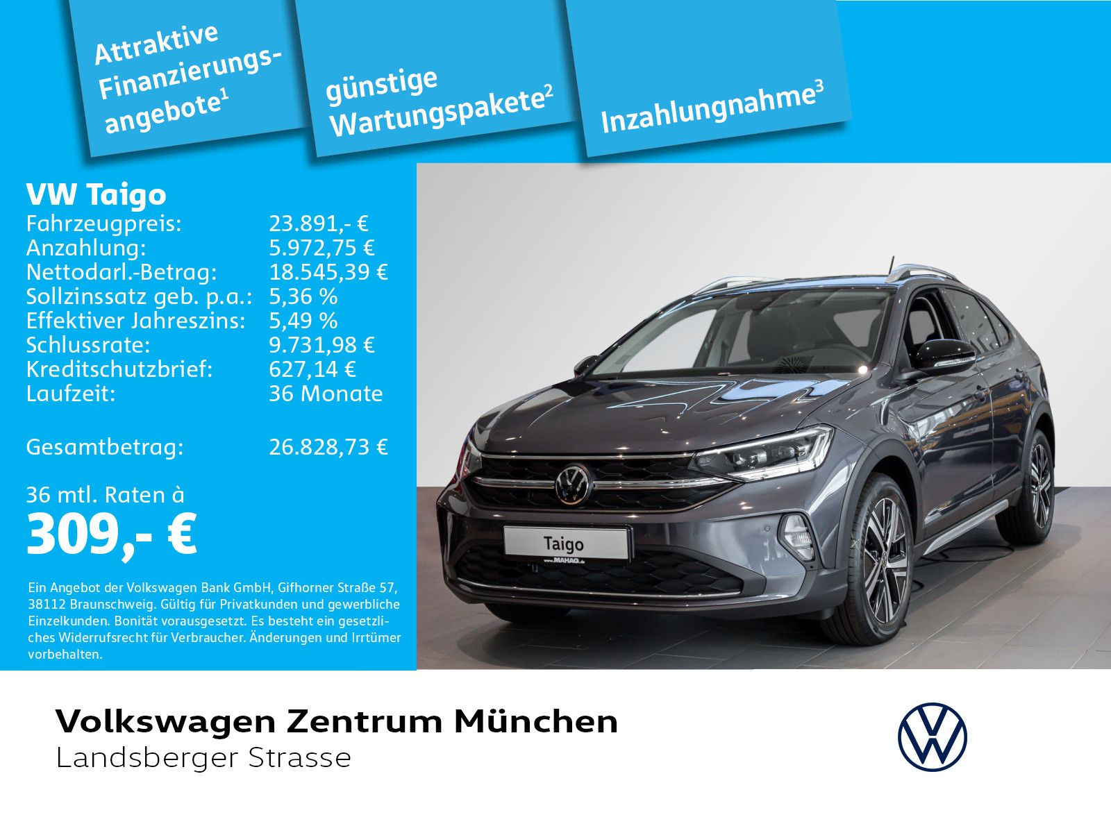 Volkswagen Taigo Style 1.0 TSI IQ.Light IQ.Drive ParkPilot  imagem 2