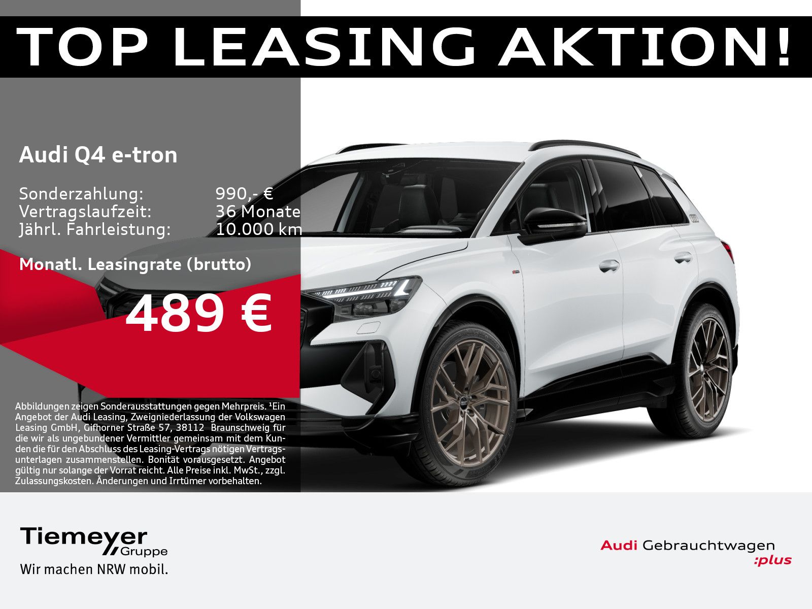Audi Q4 e-tron 55 Q S LINE EDITION LM21 AHK WÄRMEPUMP