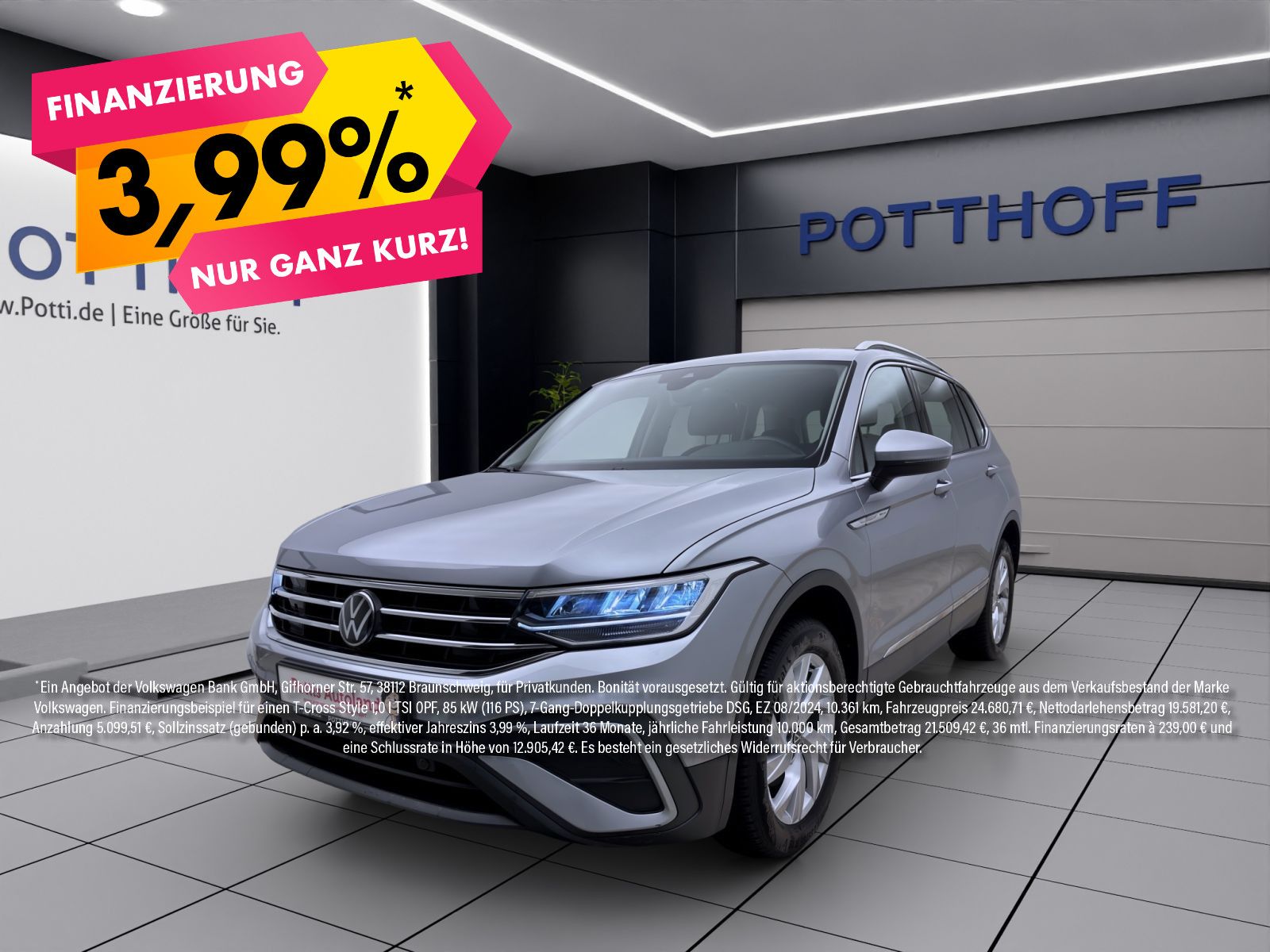 Volkswagen Tiguan Allspace 1.5 TSI DSG LIFE AHK NAVI SITZHZ