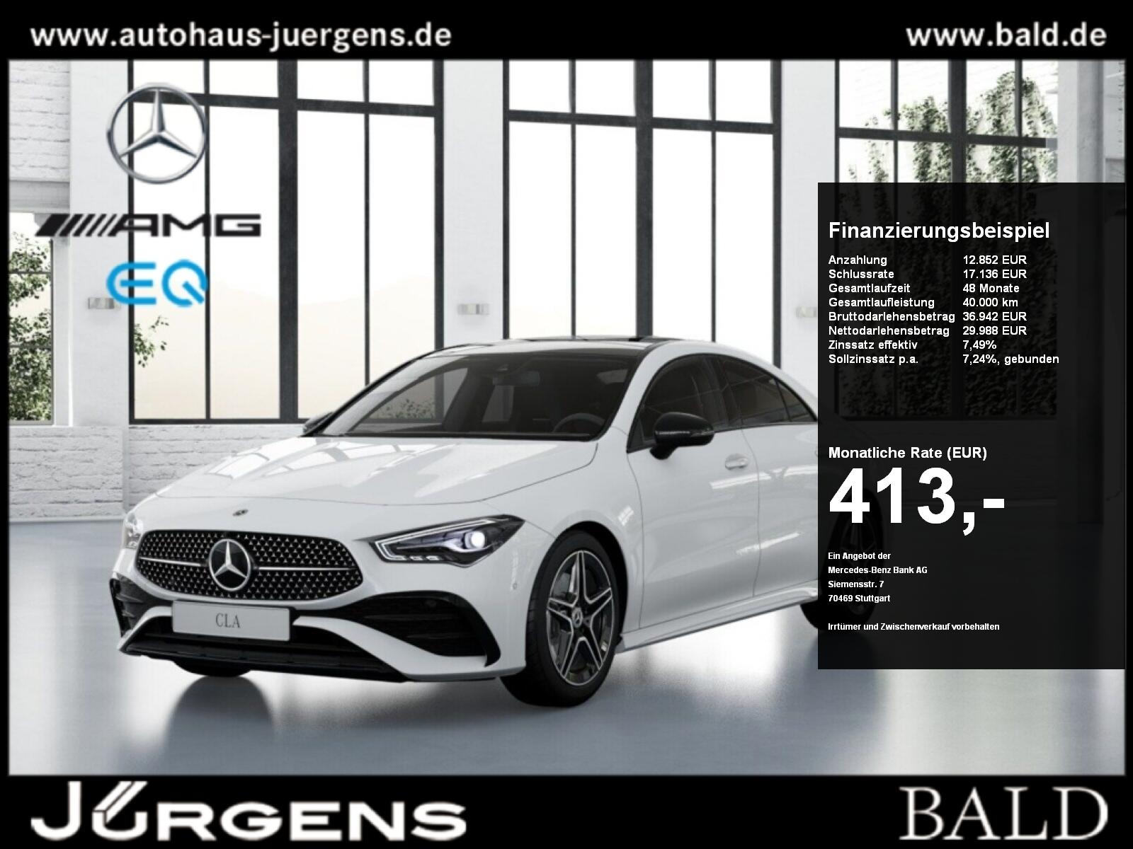 Mercedes-Benz CLA 220 d Coupé AMG-Sport/Pano/Night/Totw/Distr