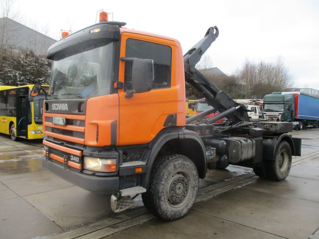 Scania P114-340-4X4-PALIFT SCHUB KNIEKHAKEN -ORG KM