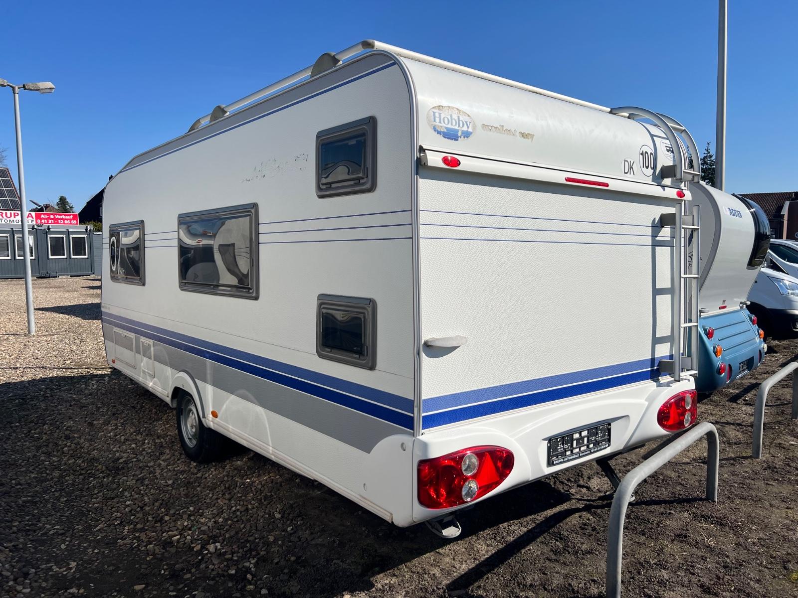 Hobby 500 Kmfe Etagenbetten Festbett Vorzelt Dusche