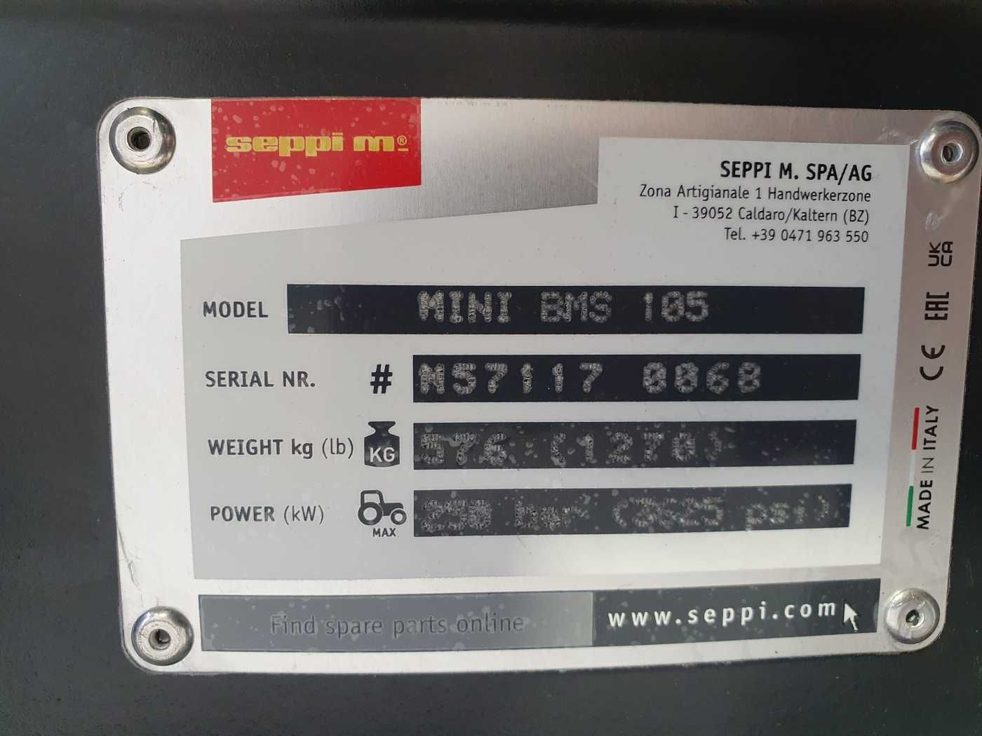 Fahrzeugabbildung Other Seppi M. MINI-BMS 105 / Forstmulcher / Drehmotor