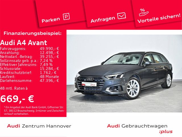 Audi A4 Avant Advanced 40 TDI AHK Matrix Kamera virtu