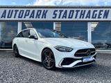 Mercedes-Benz C 220 T d AMG Line Advanced PANO/AHK/360 KAMERA - weiße Mercedes-Benz C 220