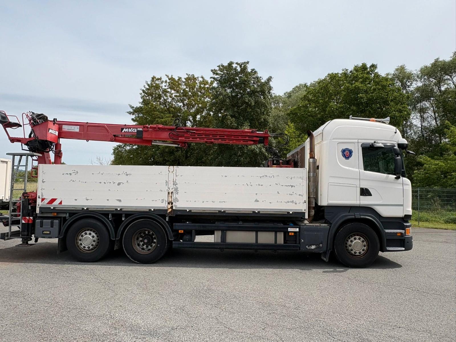 Scania R 450 6x2/2 Baustoff Kran MKG 171 a2 Euro 6