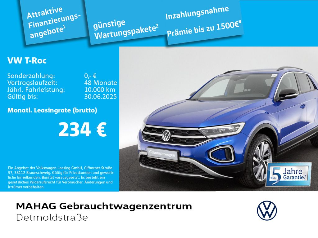 Volkswagen T-Roc 1.5 TSI MOVE Navi IQ.LIGHT Kamera 6-Gang