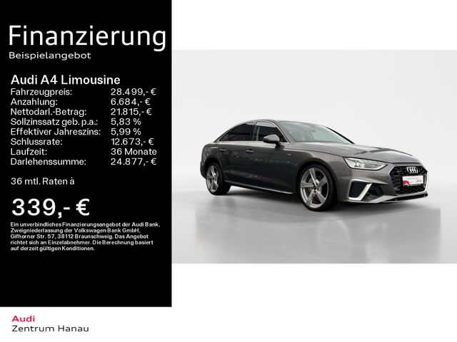 Audi A4 Limousine 40 TFSI QU S LINE *NAVI*LED*KAMERA*