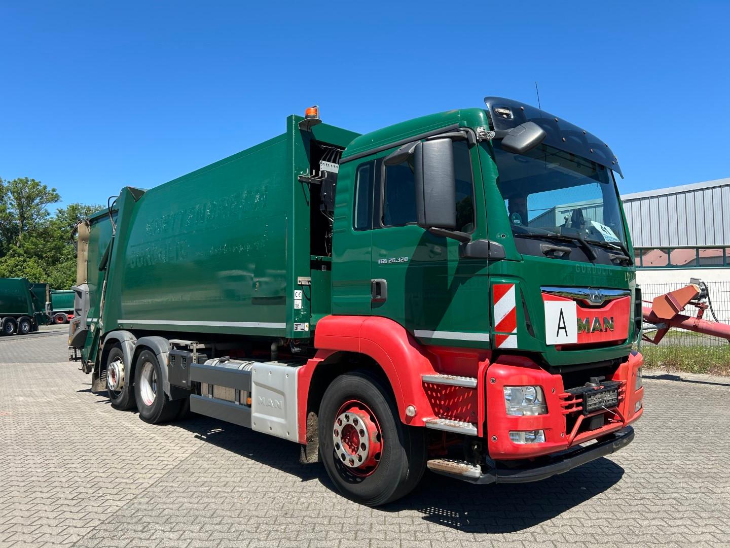 MAN TGS 26.320 BL / Faun Variopress 524 + Schüttung