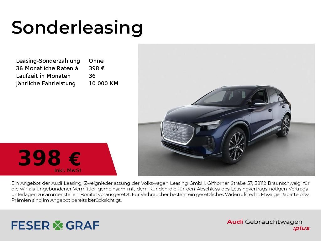 Audi Q4 45 e-tron LED/HuD/ACC/R-Kamera/Memory/20 Zoll
