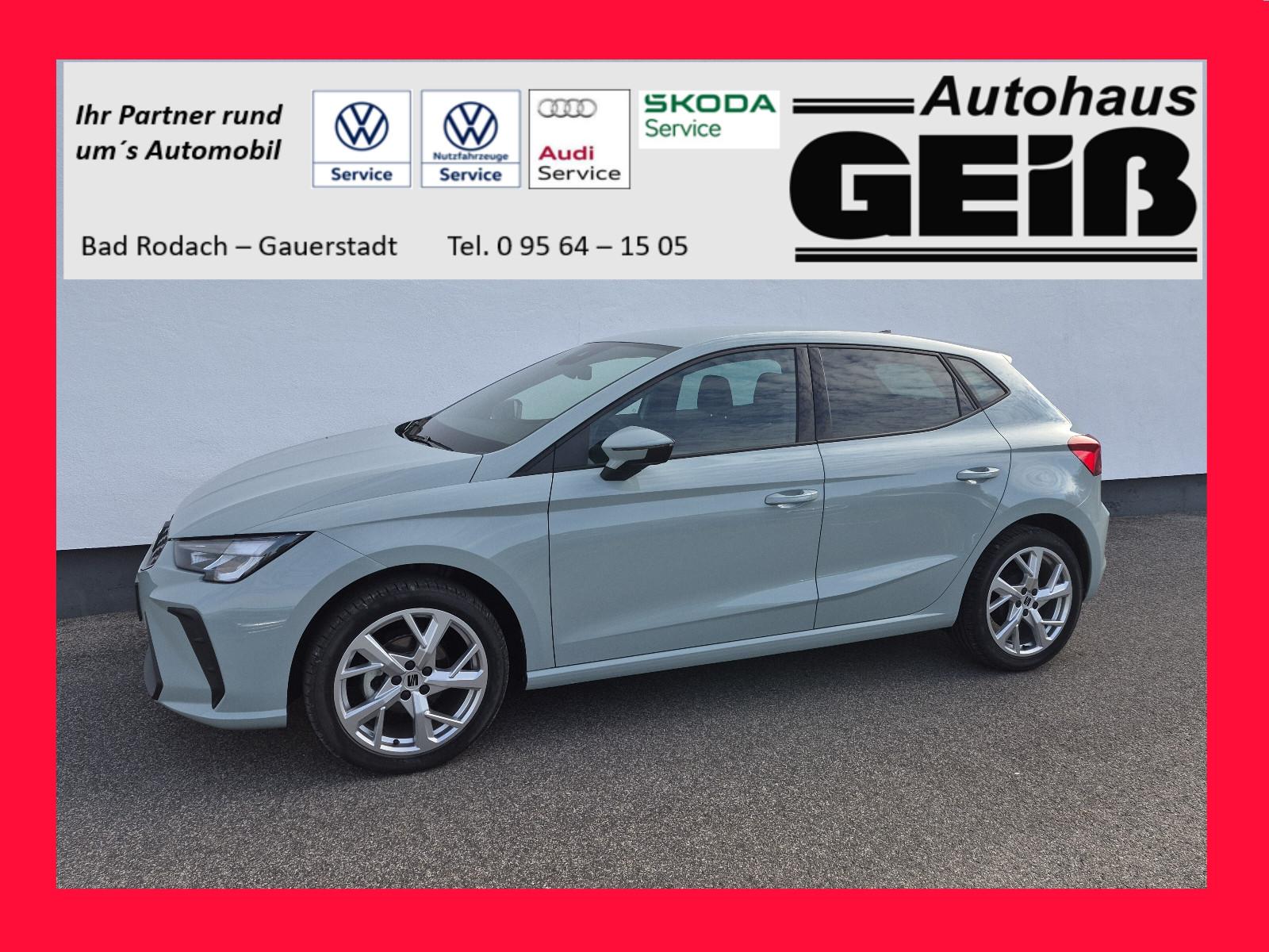 Seat Ibiza 1.0 TSI Style Shz/Rkam/PDC/ACC/Alu17"/5JGa