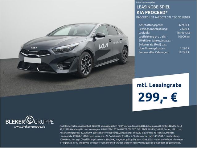 Kia PROCEED 1.5T 140 DCT7 GTL TEC GD LEDER