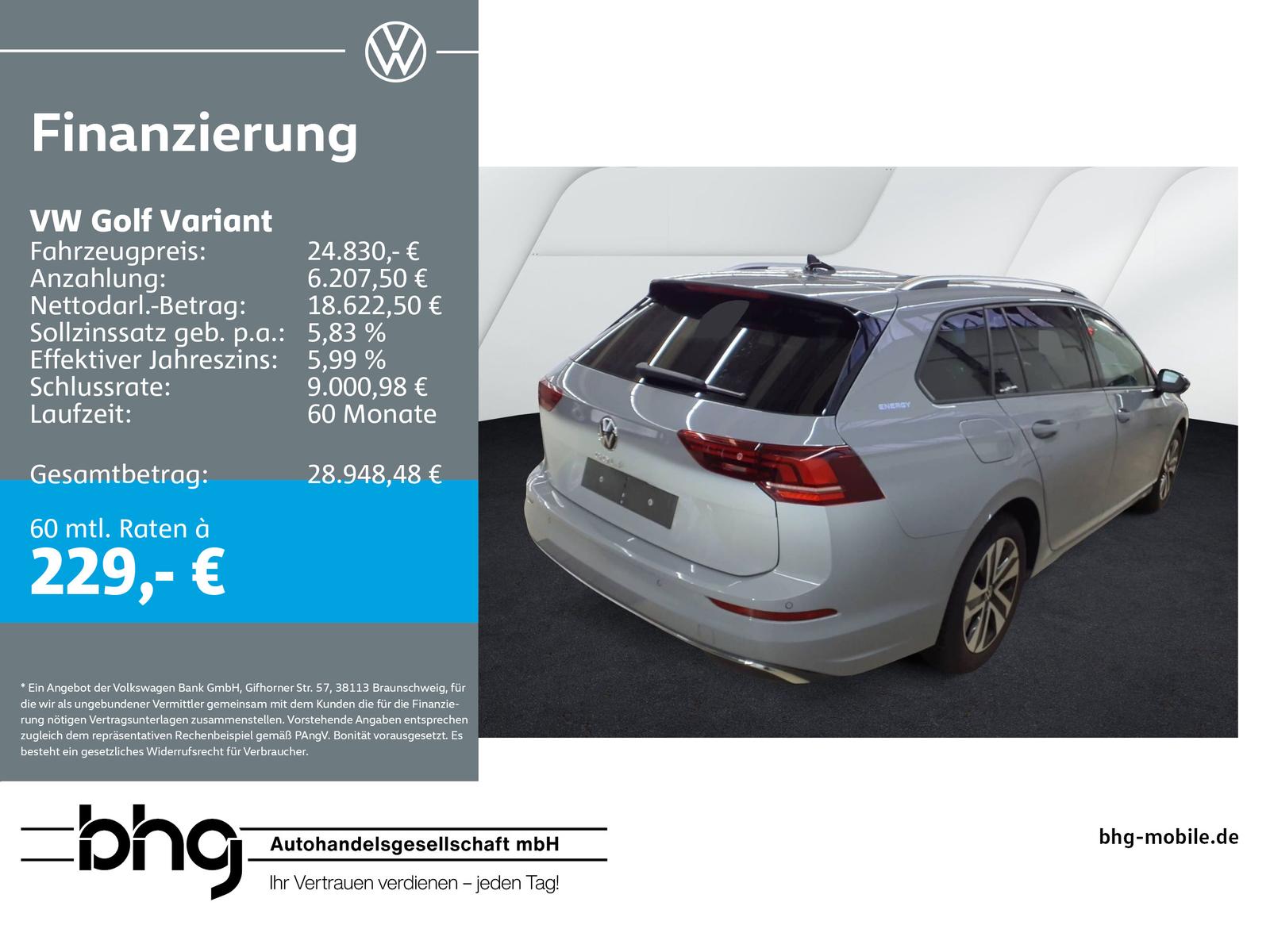 Volkswagen Golf Variant 1.5 TSI Navi HUD ACC LED-Plus PDC