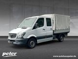 Mercedes-Benz Sprinter 214 CDI Doka Pritsche + Plane KLIMA - Mercedes-Benz Rettungswagen D
