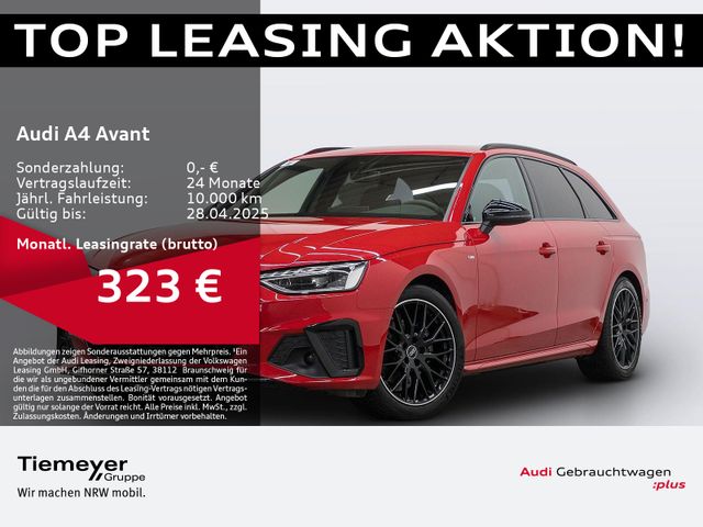 Audi A4 Avant 35 TFSI 2x S LINE LM18 B&O AHK LED OPTI